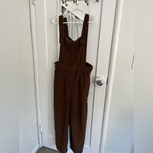Cider Brown corduroy overalls